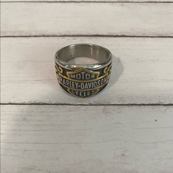 Harley Davidson motorcycle stainless steel ring. - Picture 10 of 11